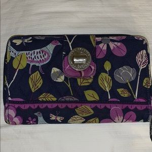 Vera Bradley Purple Bird wallet